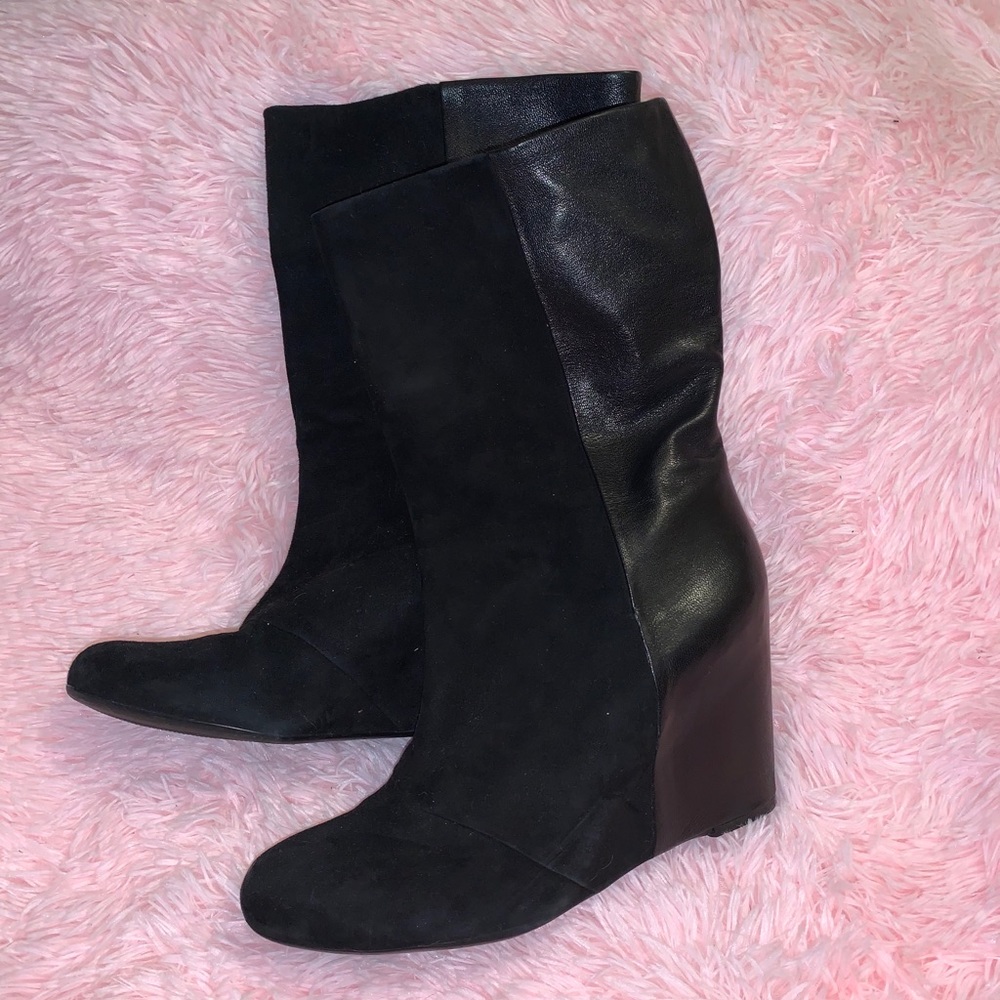 Enzo Angiolini wedge booties size 10